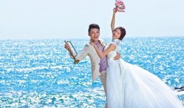 爆料最新三亚婚纱拍摄照,捕捉甜蜜时光的美好瞬间